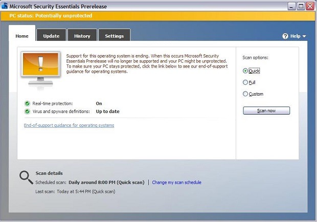 Microsoft Security Essentials Windows 10 Free